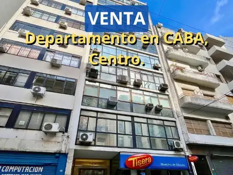 DEPARTAMENTO CENTRICO EN LA CIUDAD DE BS AS