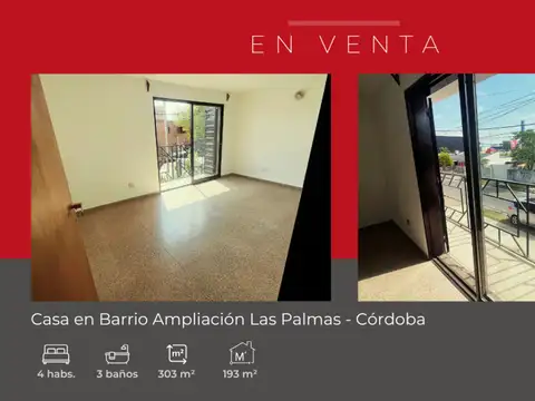 Casa ubicada en Barrio Ampliación Las Palmas – Córdoba