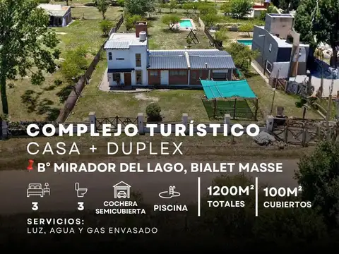 Venta Complejo De Casa Duplex C/Piscina En 1.200M² De Terreno En Mirador Del Lago, Bialet Massé