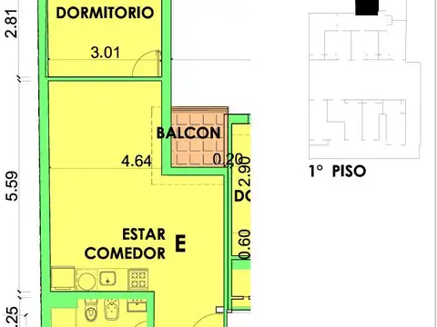 Departamento en Venta al Norte