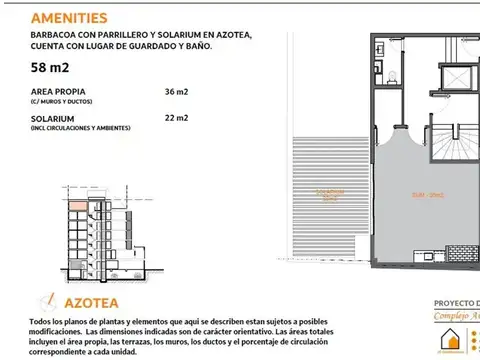 Departamento en Venta de 1 dormitorio