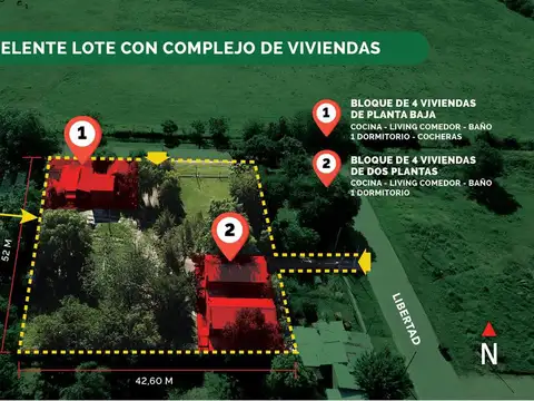 Casas en Venta 1 y 2 dormitorios en Barrio Beaudrix, Roldán