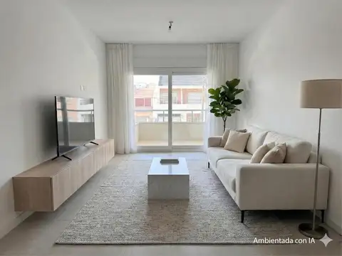 Departamento 2 ambientes con 1 baño