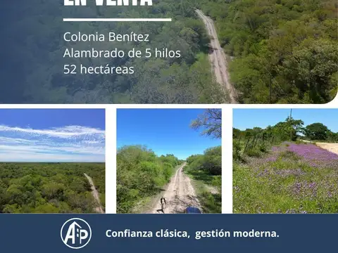 Campo en Venta de 51 Hectareas - a 40 km de Resistencia