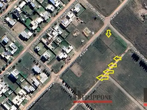 Terreno en Venta 17  mts Fondo