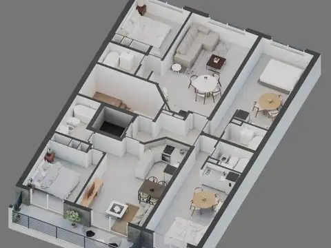 Departamento en Venta de 1 dormitorio