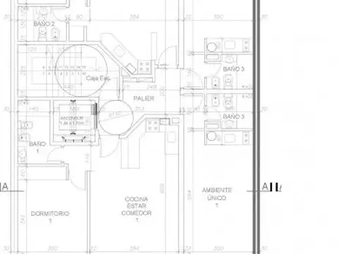 Departamento 3 ambientes con 1 baño