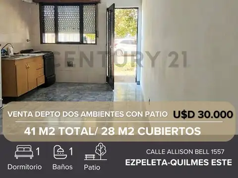 ALQUILER DEPARTAMENTO EZPELETA