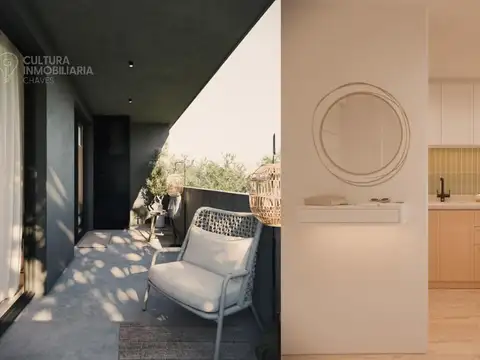 Departamento 2 ambientes con 1 baño