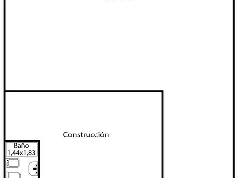 Casa en venta de 2 ambientes a reciclar con jardín en Morón.