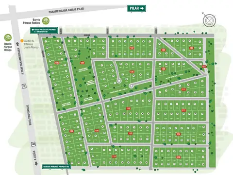 GZA. Venta. Terreno 1500m2. Financiación hasta 60 cuotas. Barrio Parque Robles II