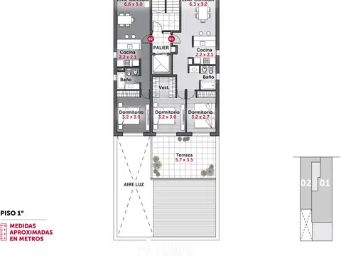 Mendoza 2800, Piso 02