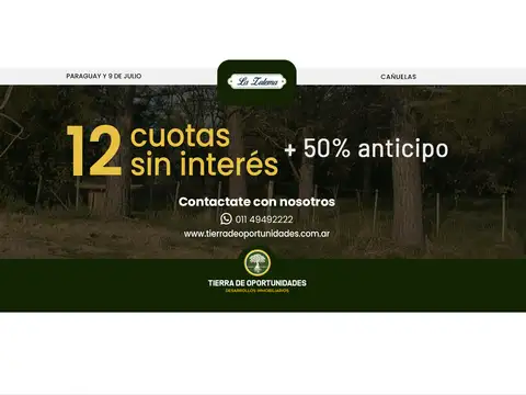 Terreno en Venta en Cañuelas, USD 48.000