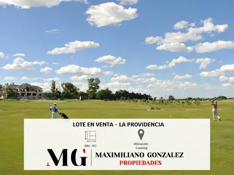 Lote venta La Providencia Canning