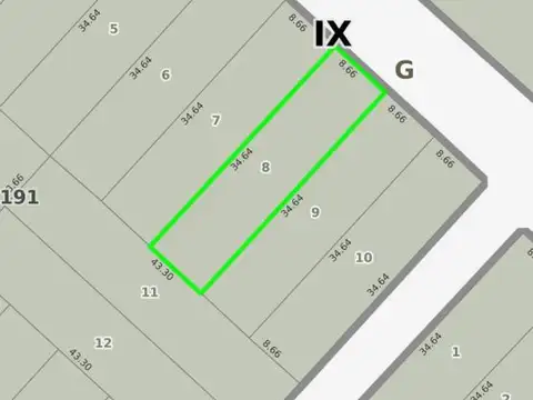 Terreno en Venta de 300,0 m2