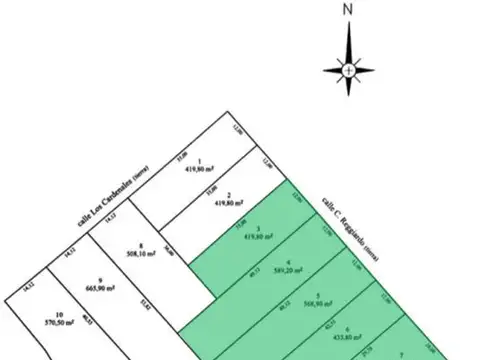 Terreno en Venta 49  mts Fondo