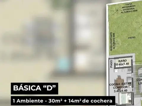 Casa en Venta de 1 dormitorio