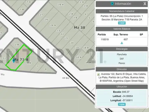 Galpon en Venta 15  mts Frente