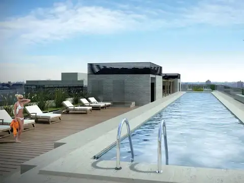 Departamento en  Venta - 1 ambiente con balcon y amenities