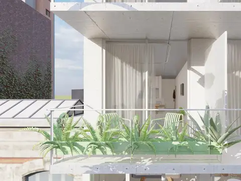 Departamento Monoambiente con 1 baño