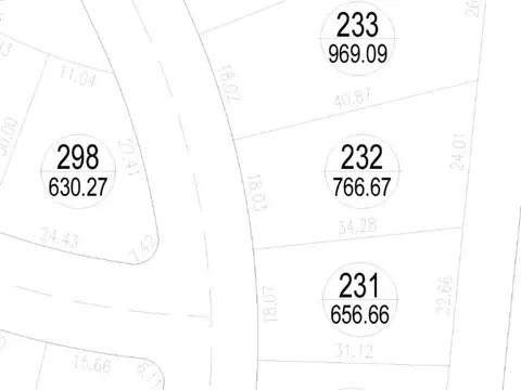 Terreno en Venta de 657,0 m2