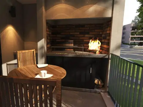 Departamento 2 ambientes con 1 baño