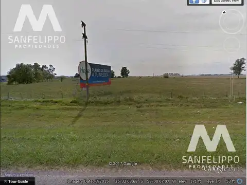 Ruta 2 Cruce Ruta 20 -  Chacras 17 y 24