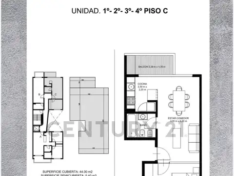 Departamento en Venta en Parque Chas, USD 118.000