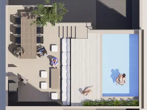 Venta semipisos 2 ambientes con balcón terraza y parrilla en Ramos Mejía.