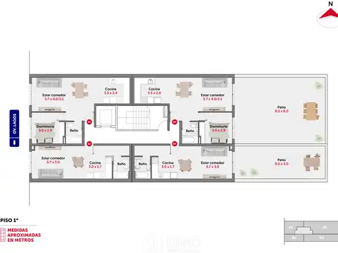 Departamento en Venta de Monoambiente