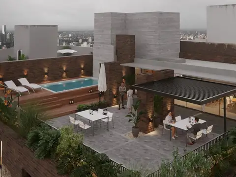 Departamento Monoambiente con 1 baño