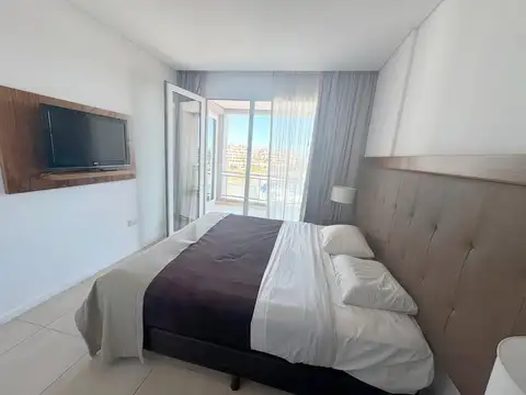 Departamento de 2 ambientes amoblado con balcón