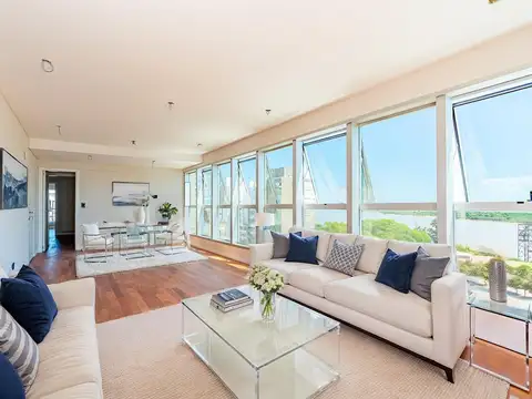 Piso Exlcusivo de 3 Dormitorios con Vista al Rio Con 2 Cocheras y Baulera Incluida