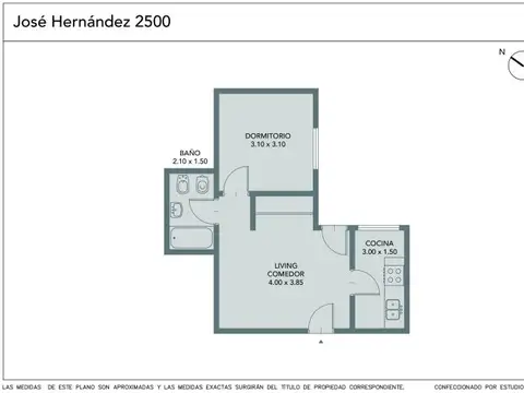 Jose Hernandez 2564 , Piso 1