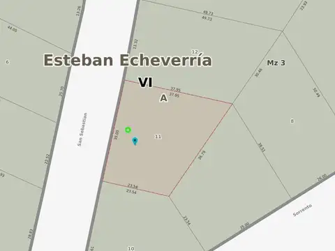 Terreno en Venta 35  mts Frente