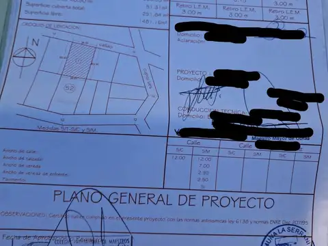 LISTO PARA CONSTRUIR , CON PLANOS , AGUA Y LUZ  