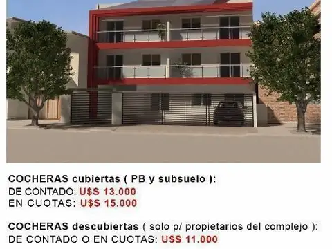 COCHERAS VENTA - Ideal para invertir en RENTA