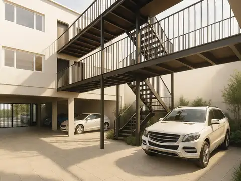 departamento 3 ambientes en venta en lujan centro desde el pozo con balcon y cochera Las moras 4