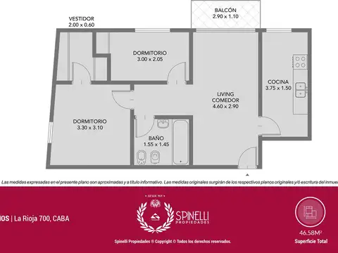 Departamento en Alquiler de 3 ambientes