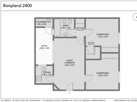 Departamento en Venta de 3 ambientes
