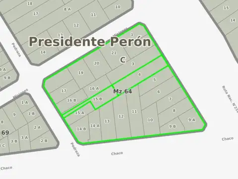 Terreno en Venta de 813,0 m2