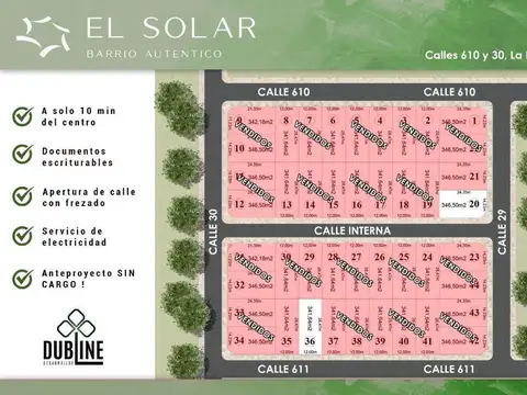 Lotes en calle 610 y 29