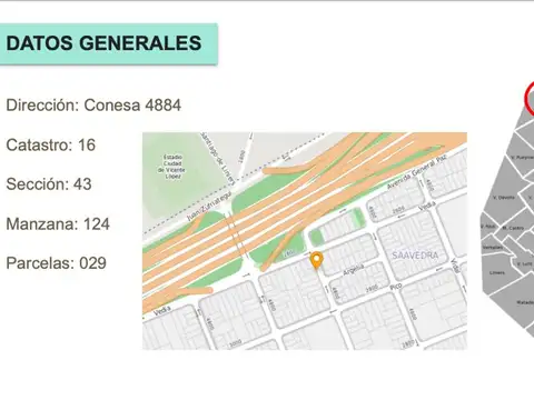 Terreno en Venta en Saavedra, USD 235.000