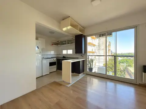 Departamento de 2 ambientes con 2 balcones