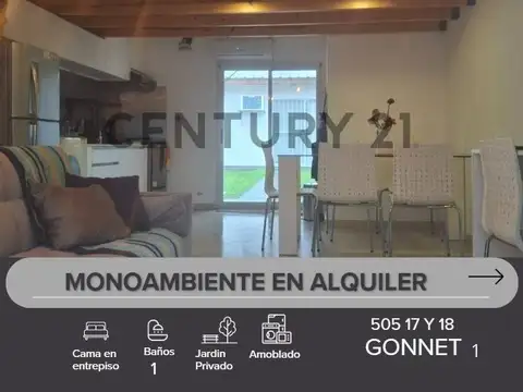 Monoambiente alquiler Gonnet La Plata