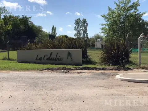 Lote en venta Barrio Privado Las Calandrias