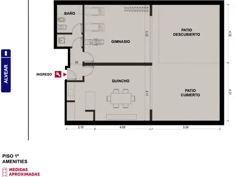 Departamento en Venta de 3 ambientes