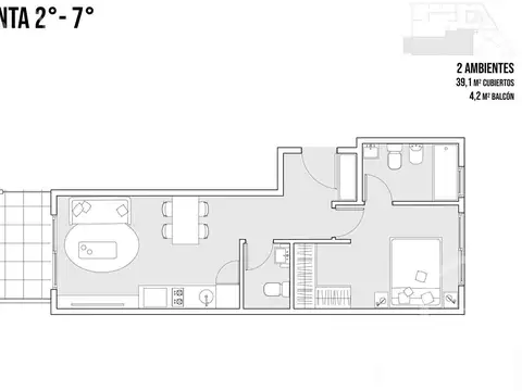 Céspedes al 3700  - 2° B