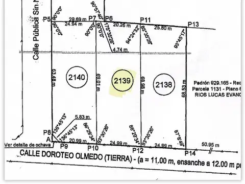 Terreno en Venta en Los Molles, USD 15.500