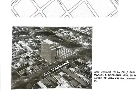 Terreno en Venta 8  mts Frente